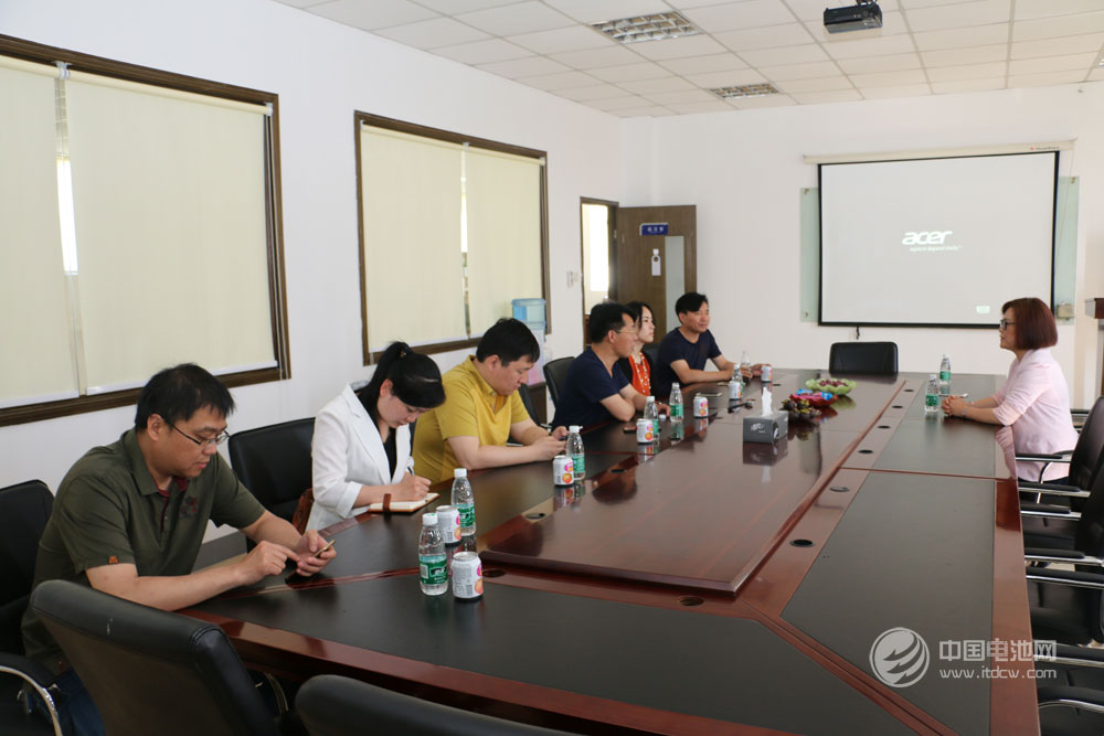 電池百人會董事長于清教一行調研寶優際