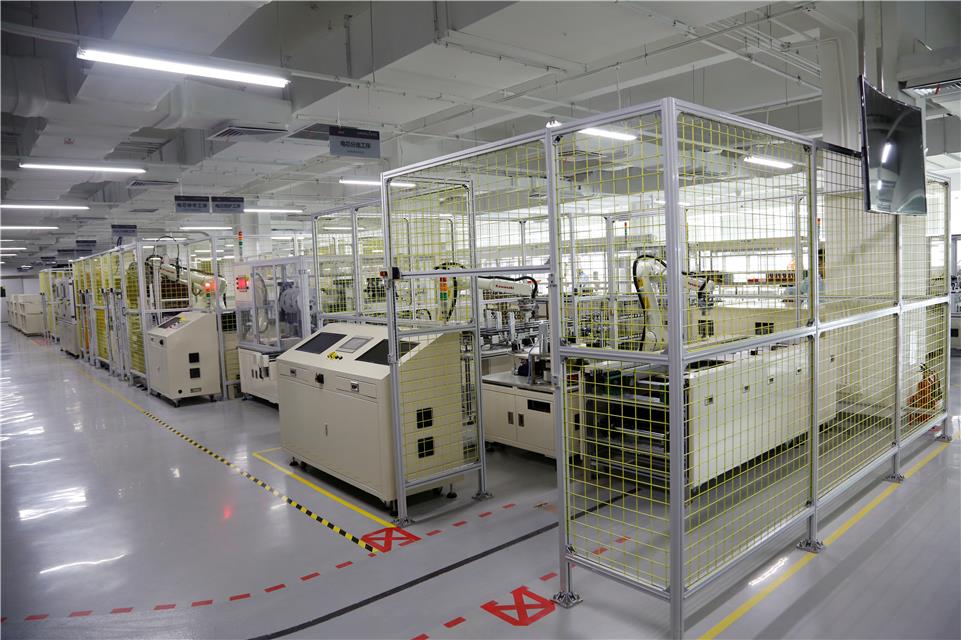 欣旺達儲能事業部生產線