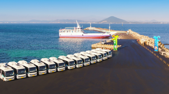 20臺比亞迪電動巴士在韓國濟(jì)州島投入運(yùn)營