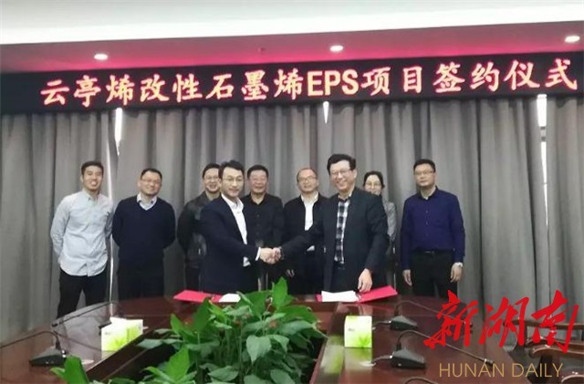 寧鄉(xiāng)高新區(qū)與廣西云亭烯技術(shù)有限公司簽約2000萬(wàn)元