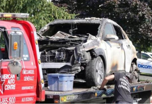 現代純電動車Kona在加拿大一車庫起火爆炸