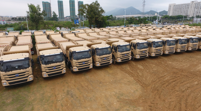 比亞迪純電動自卸車挑戰(zhàn)高溫極限 彰顯新能源重卡領域先進技術