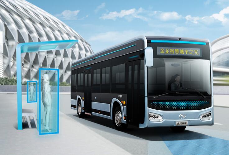 金龍汽車中報營收73.17億 8.5米燃料電池公交首臺訂單車已交付