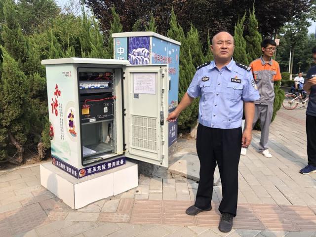 河南新鄉，用于紅綠燈備電保障的梯次電池