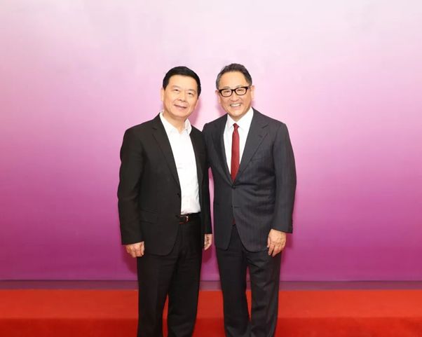 廣汽集團董事長曾慶洪與豐田社長豐田章男