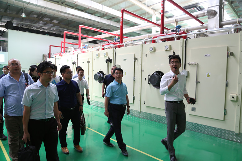 于清教一行調研青島藍科途 于清教一行調研青島藍科途