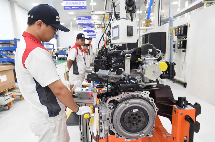 江蘇蜂巢動力首臺EB發動機投產