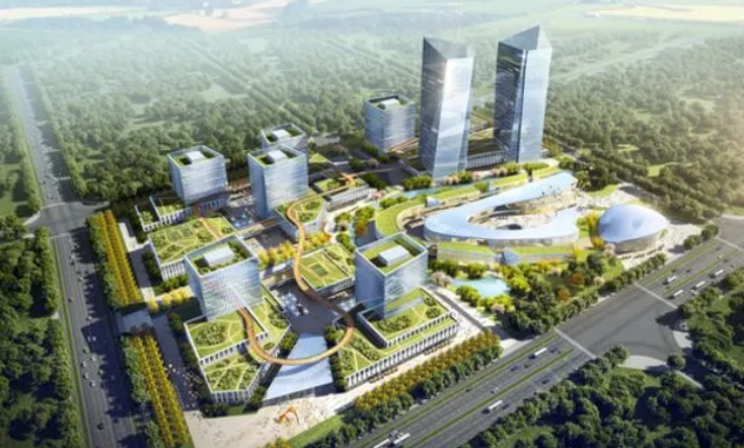 山東省濟(jì)青煙（萊西）國際招商產(chǎn)業(yè)園效果圖