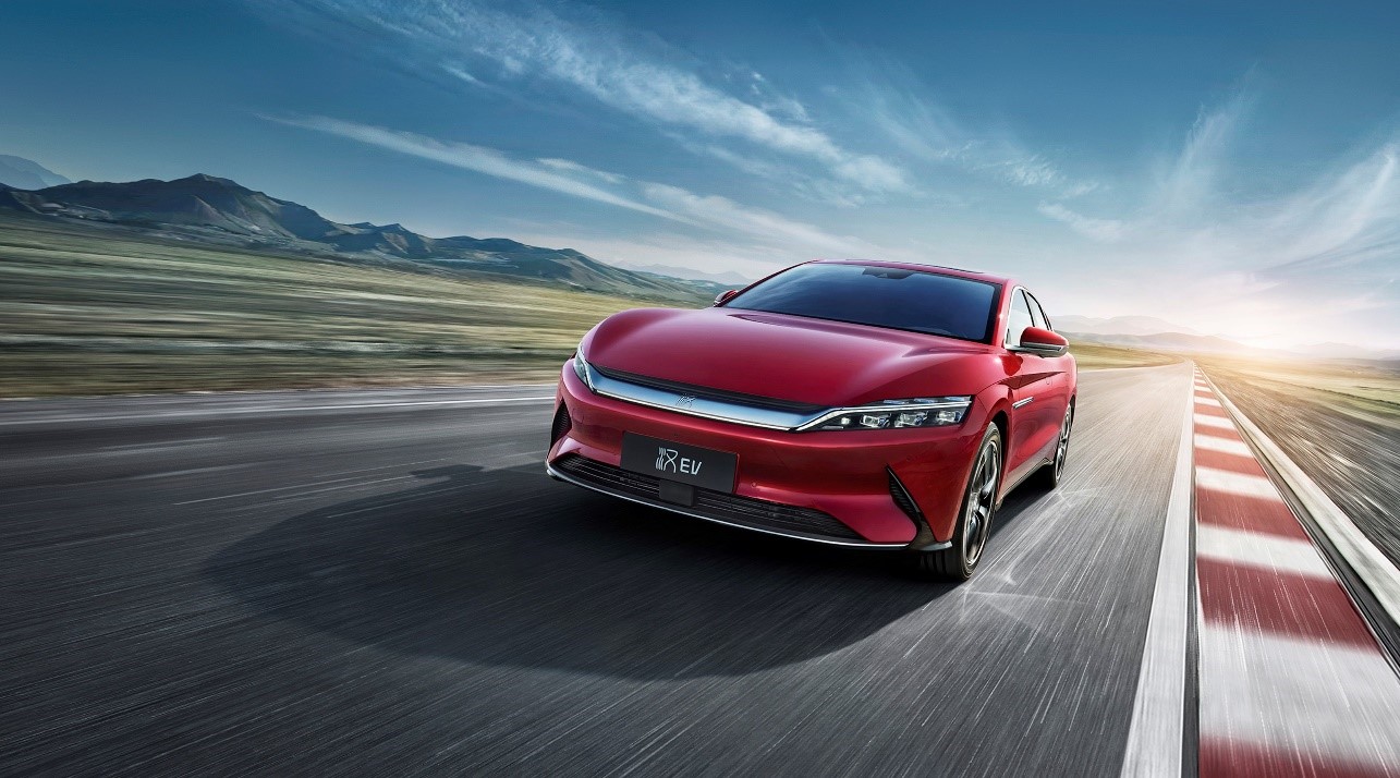 比亞迪漢電動車