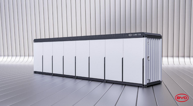 比亞迪電網(wǎng)級(jí)儲(chǔ)能產(chǎn)品BYD CUBE T28
