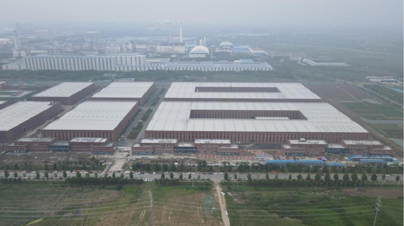 肥東基地負極材料項目俯瞰圖 肥東基地負極材料項目俯瞰圖