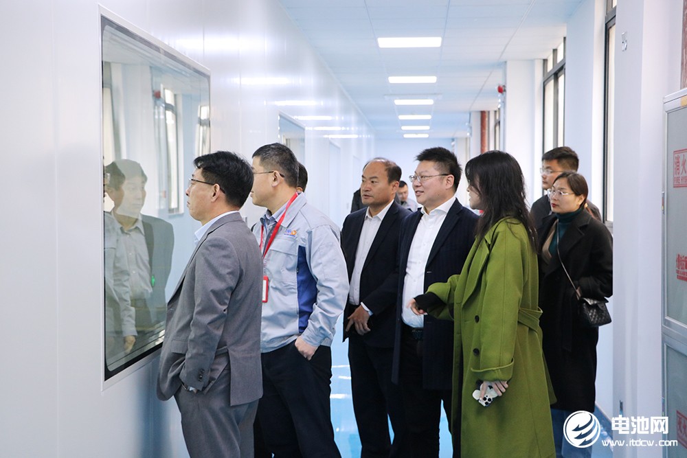 中國電池新能源產業鏈調研團一行參觀考察頂皓新能源