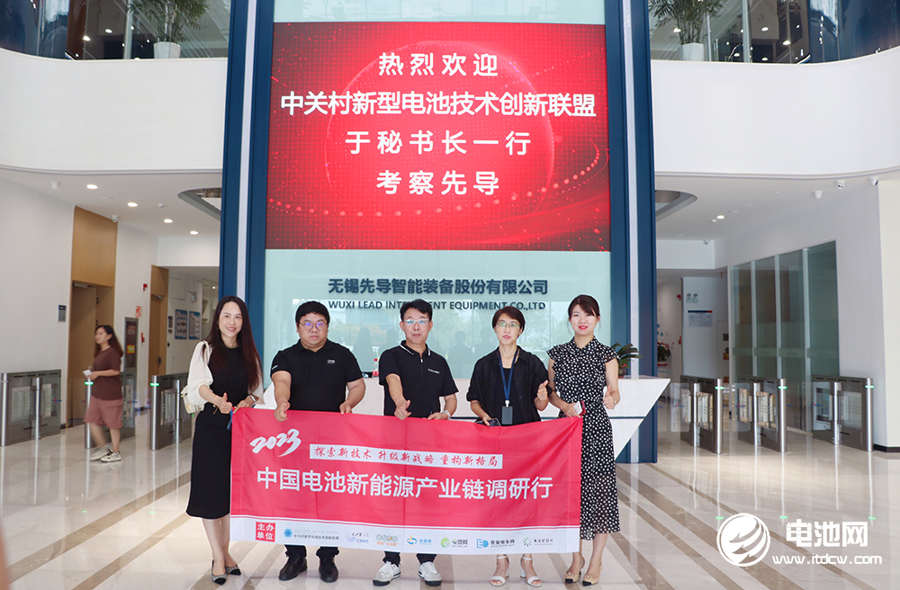 中國電池新能源產業鏈調研團一行參觀考察先導智能（300450）