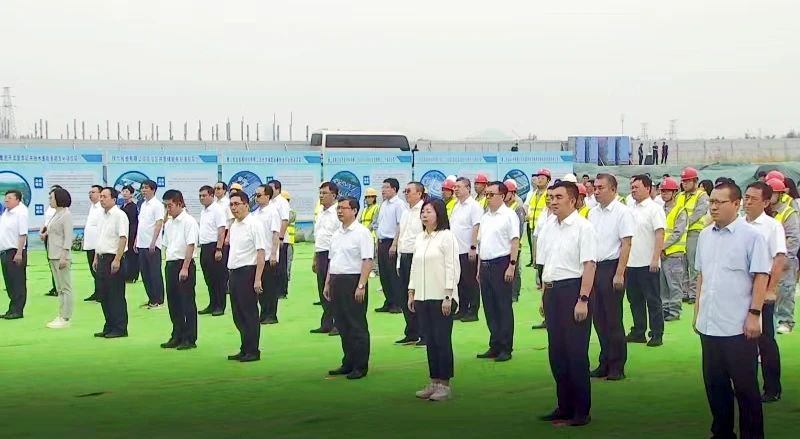 電科空間儲(chǔ)能(鈉離子)電池中試及儲(chǔ)能裝備制造項(xiàng)目開工現(xiàn)場(chǎng) 電科空間儲(chǔ)能(鈉離子)電池中試及儲(chǔ)能裝備制造項(xiàng)目開工現(xiàn)場(chǎng)