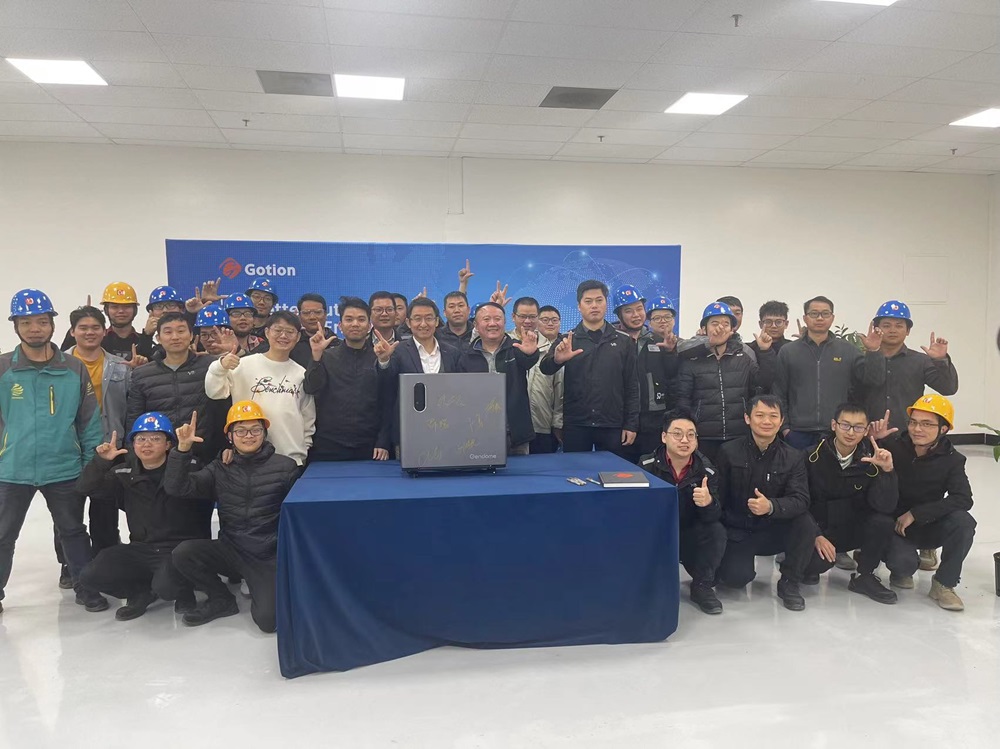 利元亨助力Gotion＂硅谷造＂動(dòng)儲(chǔ)電池包成功下線