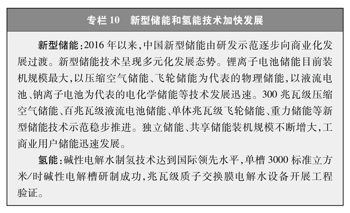 新型儲能和氫能技術加快發展 新型儲能和氫能技術加快發展