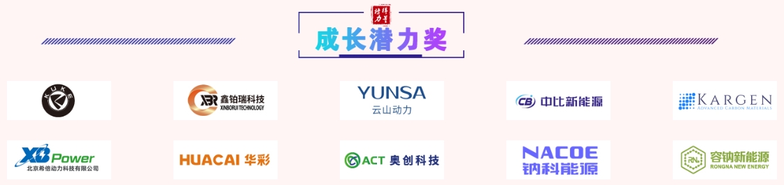 中國電池新能源行業成長潛力獎 中國電池新能源行業成長潛力獎