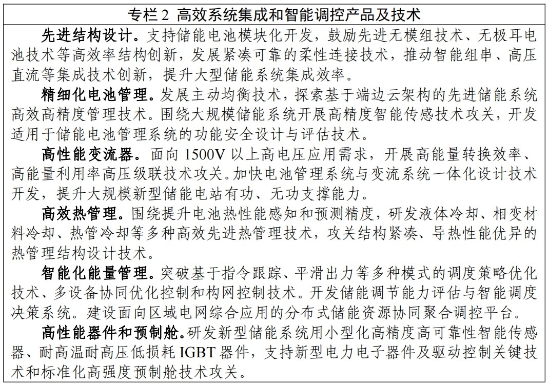 專欄 2 高效系統集成和智能調控產品及技術 專欄 2 高效系統集成和智能調控產品及技術
